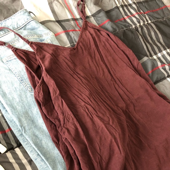 Wine-colored, Flow-y Tank-Top by Torrid. Comfy and Light-Weight - Picture 5 of 6